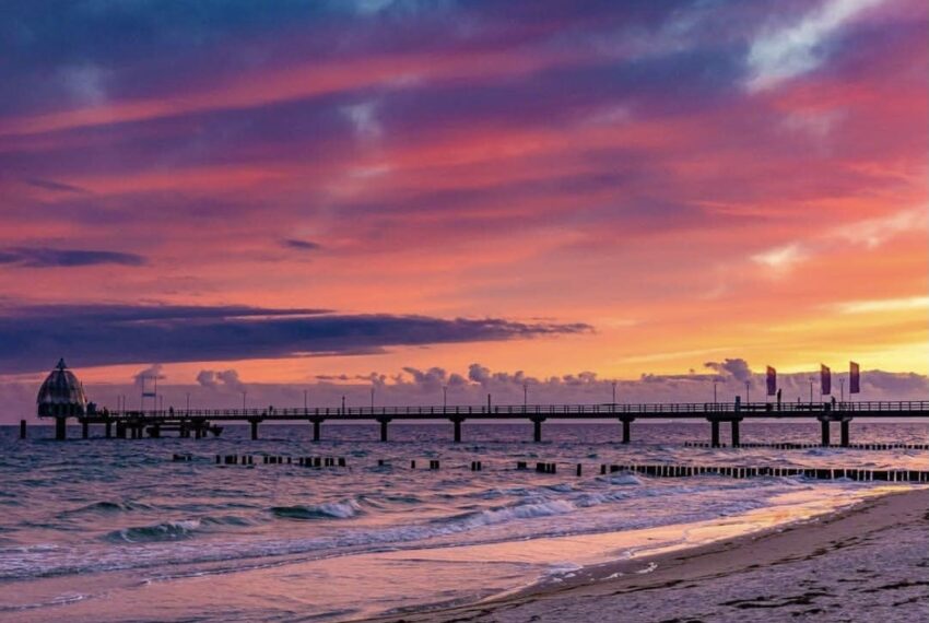 Sonnenuntergang in Zingst